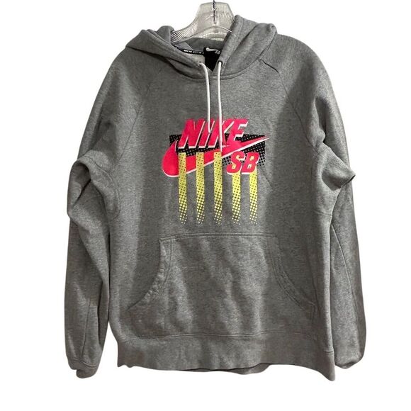 Nike SB Men's Graphic Hoodie Multicolor Pullover Size L Skateboarding - Picture 1 of 10